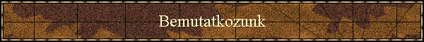 Bemutatkozunk
